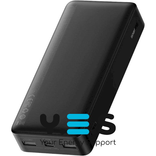 Оригінальний павербанк Baseus Power Bank Bipow Digital Display 15W 20000mAh Black (PPBD20, PPDML-J01)