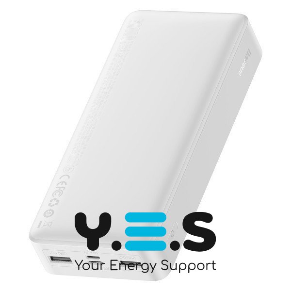 Портативна батарея Baseus Bipow Digital Display Power bank 20000mAh 15W PPDML-J02 White