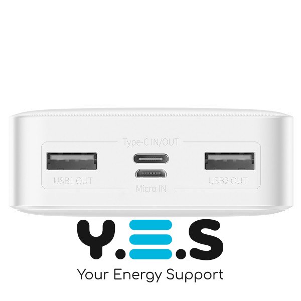 Портативна батарея Baseus Bipow Digital Display Power bank 20000mAh 15W PPDML-J02 White