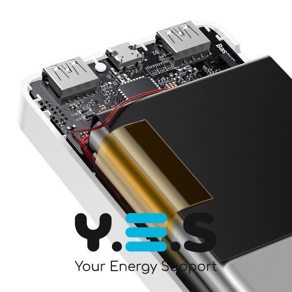 Портативна батарея Baseus Bipow Digital Display Power bank 20000mAh 15W PPDML-J02 White