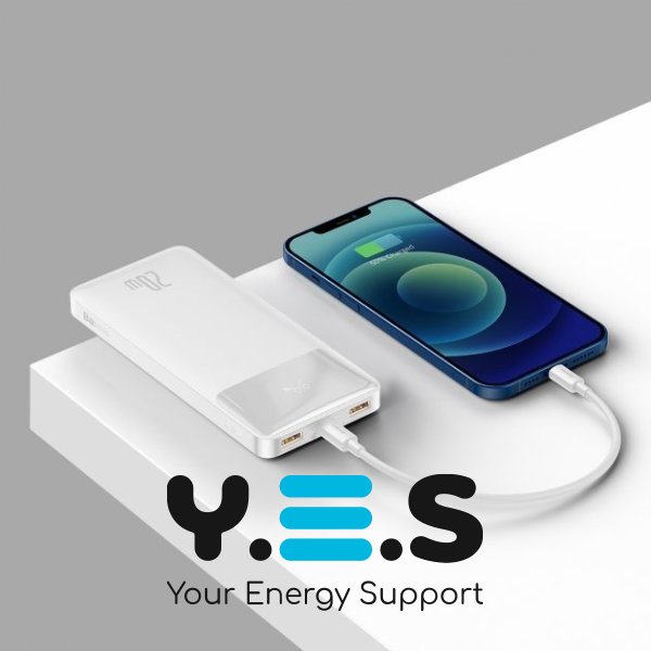 УМБ (Повербанк) Baseus Bipow Digital Display 20W 9V/12V|PD3.0+QC3.0|2USB/1Type-C|