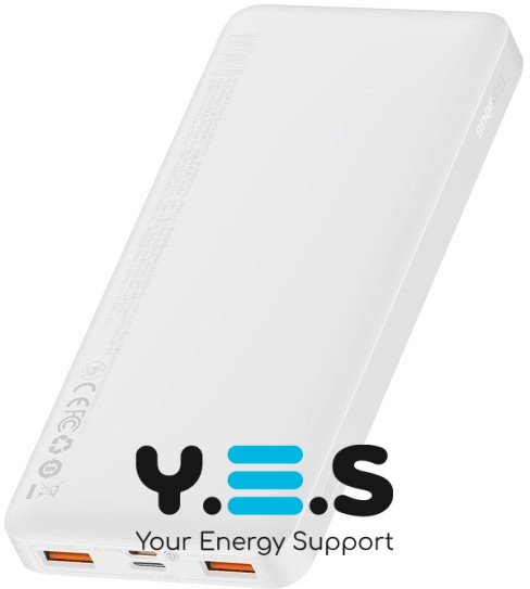 УМБ (Повербанк) Baseus Bipow Digital Display 20W 9V/12V|PD3.0+QC3.0|2USB/1Type-C|