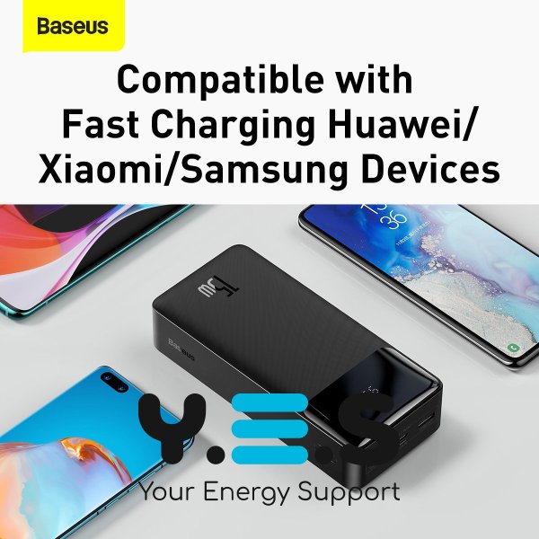 УМБ Baseus Bipow 30000 mAh 15W Black (PPDML-K01/PPBD050201)