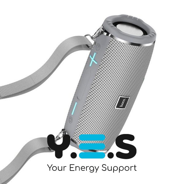 Портативна Bluetooth 5.0 бездротова колонка HOCO HC12 Sports BT speaker Grey