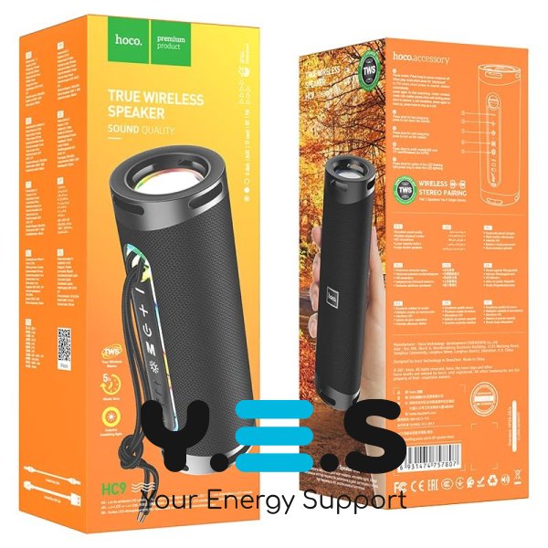 Колонка Bluetooth HOCO HC9 Dazzling pulse Чорний