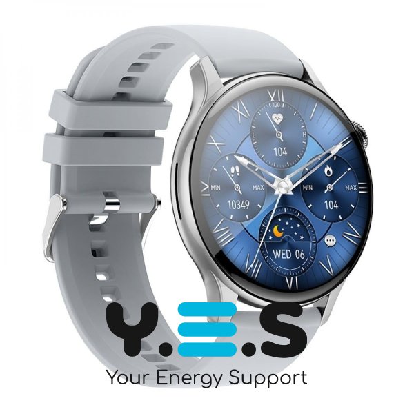 Смарт-годинник Hoco Y10 Pro AMOLED Smart watch | Track, HeartRate, IP68 | Silver