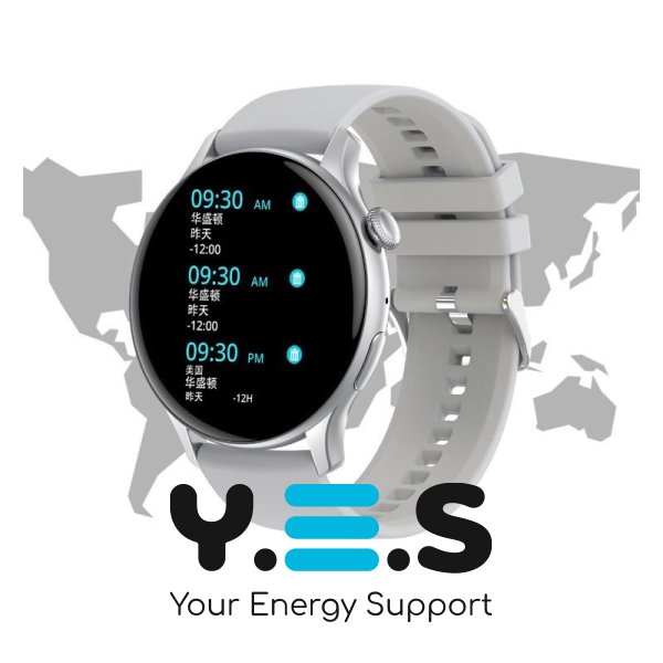 Смарт-годинник Hoco Y10 Pro AMOLED Smart watch | Track, HeartRate, IP68 | Silver