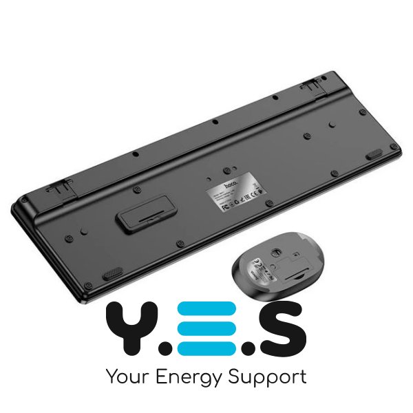 Hoco GM17 Бездротова клавіатура + миша набір English + Українська  version