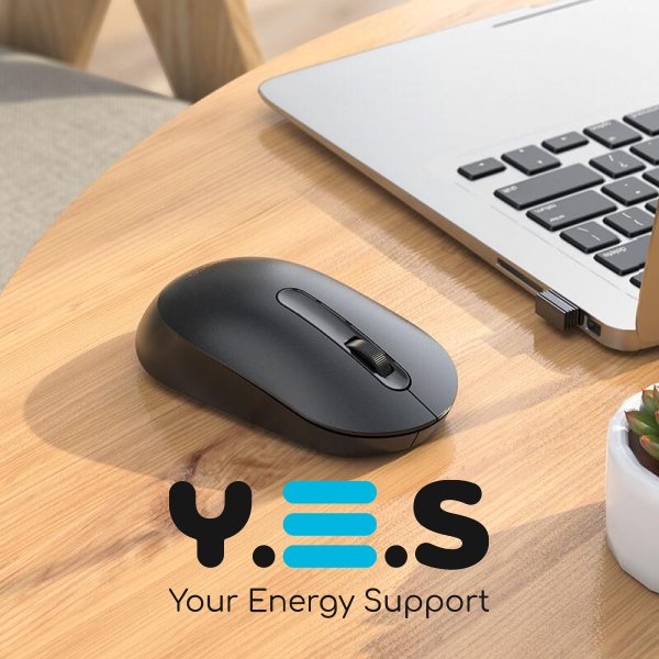 Миша комп'ютерна бездротова HOCO GM14 Platinum business чорна