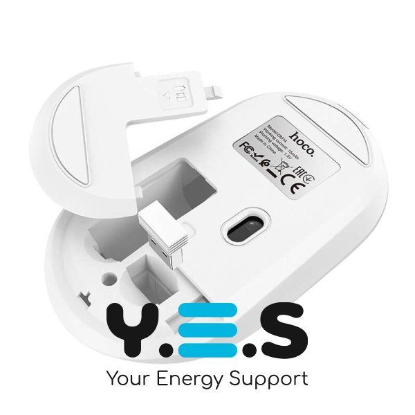 Миша комп'ютерна бездротова HOCO GM14 Platinum business чорна