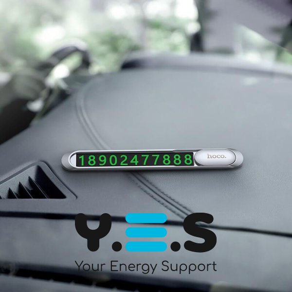 Hoco Promise PH41 Паркувальна табличка з номером телефону на панель автомобіля