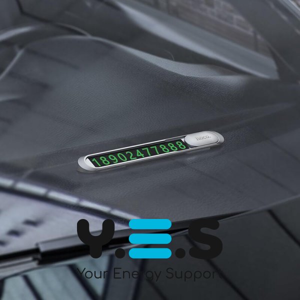 Hoco Promise PH41 Паркувальна табличка з номером телефону на панель автомобіля