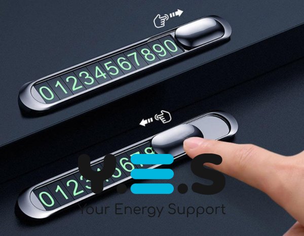 Hoco Promise PH41 Паркувальна табличка з номером телефону на панель автомобіля