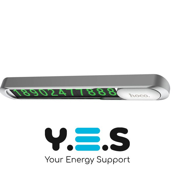 Hoco Promise PH41 Паркувальна табличка з номером телефону на панель автомобіля