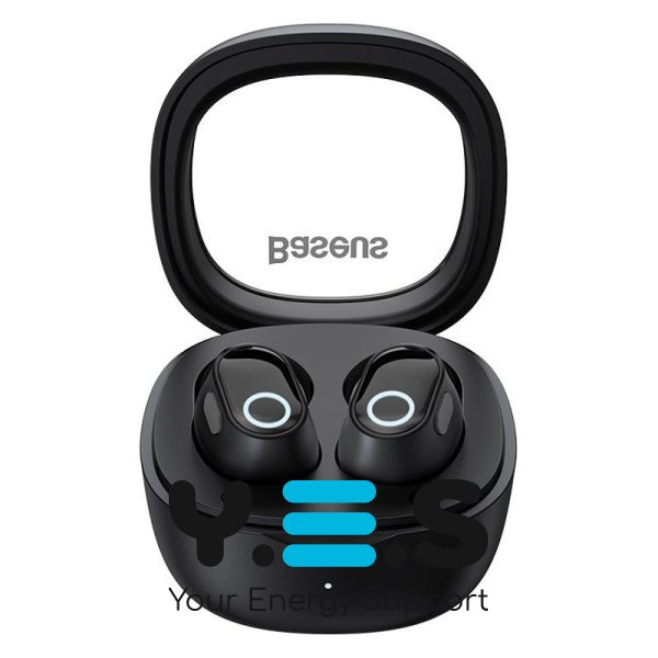 Бездротові навушники Bluetooth гарнітура з мікрофоном Baseus Bowie WM02 |BT5.3, 40/300mAh, 5h, Hi-Fi| Black