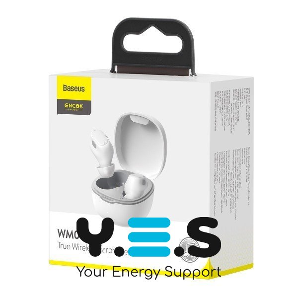 Бездротові Bluetooth навушники Baseus WM01 TWS White (NGTW240002)