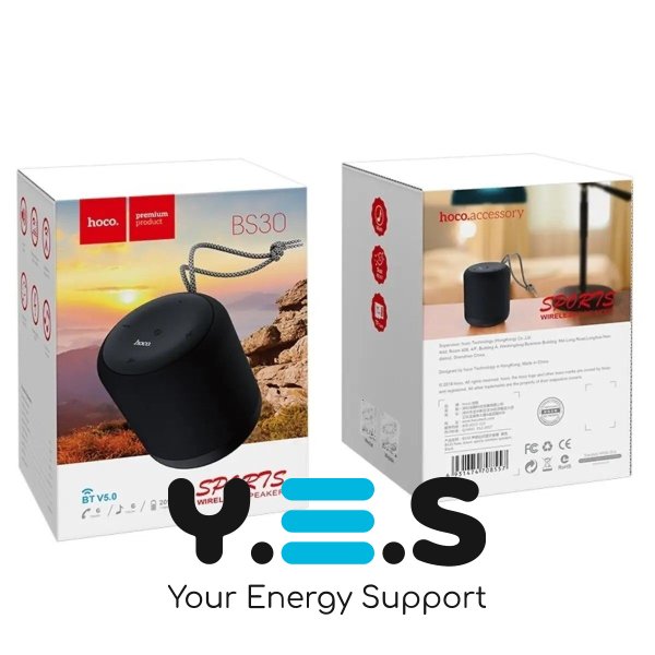 Колонка портативна бездротова акустична система Bluetooth блютуз, Чорна (BS3О)