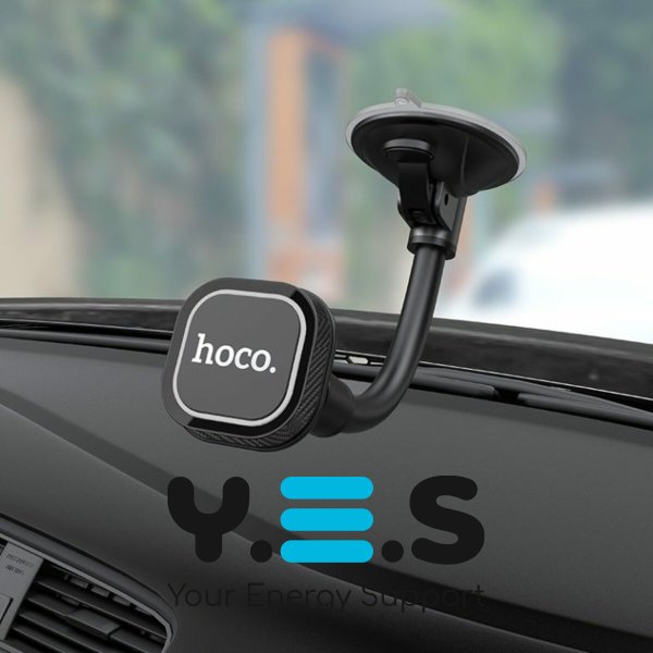 Тримач для мобільного HOCO CA55 Astute series windshield car holder Black/Gray