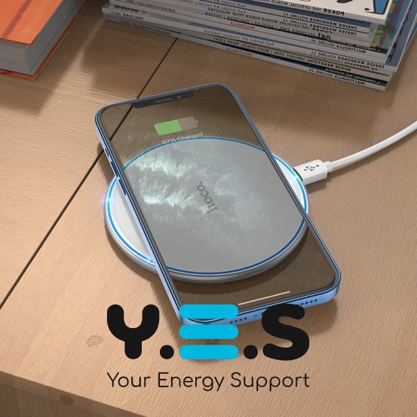 Бездротова зарядка CW6 Pro Easy 15W charging wireless fast charger