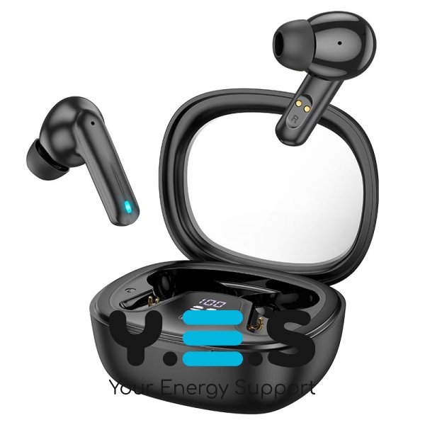Навушники HOCO Shadow true wireless BT headset EQ6 BT5.3 40/320мАг 7год Чорний
