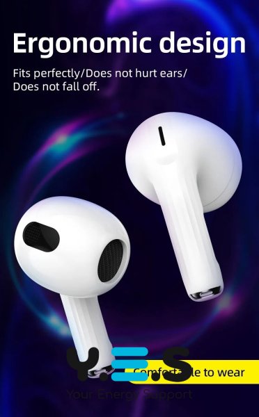 Безпровідні навушники Hoco EW35 Bluetooth 5.3 для iPhone, Samsung, Xiaomi та та ін. білі