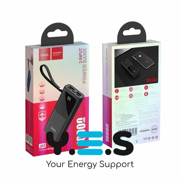 Зовнішній аккумулятор HOCO J41 Treasure mobile power bank(10000mAh) Black