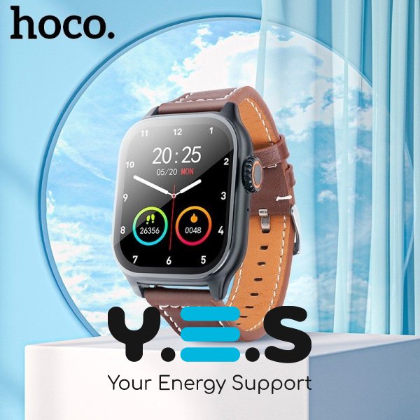 Смарт-годинник Hoco Y17 | BT Call, Track, HeartRate, IP67 | Black