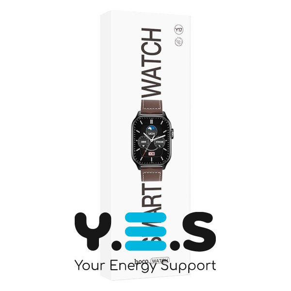 Смарт-годинник Hoco Y17 | BT Call, Track, HeartRate, IP67 | Black
