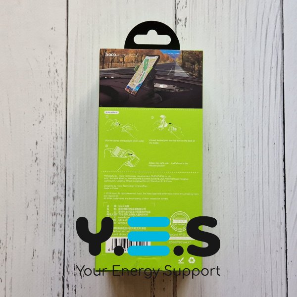 Автотримач Hoco CA40 для телефона на панель / лобове скло