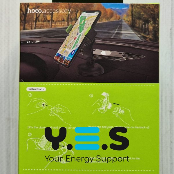 Автотримач Hoco CA40 для телефона на панель / лобове скло