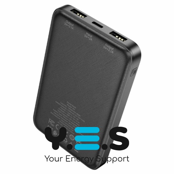 Зовнішній аккумулятор HOCO J93 Handsome power bank(10000mAh) Black