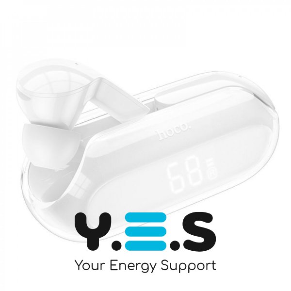 Бездротові вакуумні навушники Hoco EW39 Bright TWS white