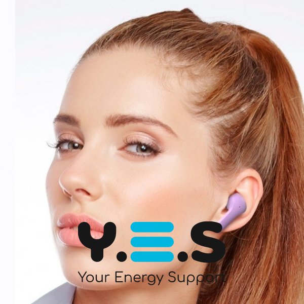 Бездротові навушники з активним шумозаглушенням Hoco EW39 Bright TWS фіолетові