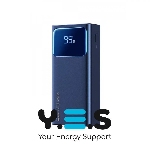 Зовнішній синій акумулятор 30000mAh REMAX RPP-571 Voyage Series PD20W+QC22.5W Cabled Fast Charging Power Bank ()