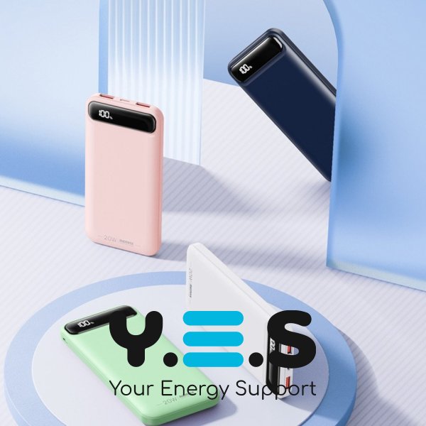 Повербанк синій 10000mAh Remax RPP-520 22,5 Вт із швидкою зарядкою