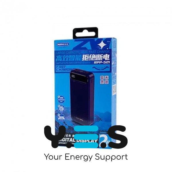 Зовнішній синій акумулятор павербанк 20000mAh Remax RPP-521 PowerBank Bole 22,5W