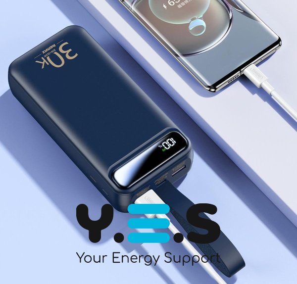 Павербанк синій 30000mAh Remax RPP-522 Bole QC22.5W+PD20W