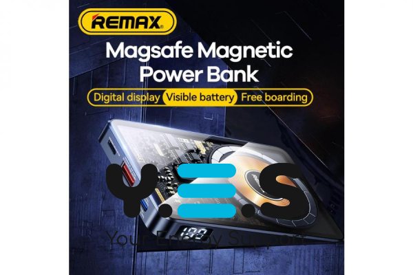 Бездротовий чорний повербанк Remax RPP-558 10000mAh Магнітний (PD&QC3.0) Magsafe з підставкою (Black Walking Series)