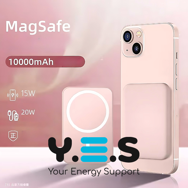 Повербанк Remax RPP-65 10000mAh рожевий бездротовий портативний з магнітною зарядкою Power Bank MagSafe