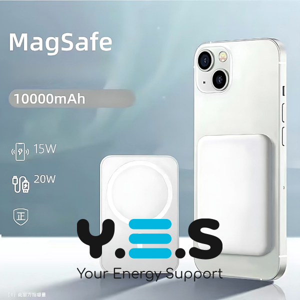 Повербанк Remax RPP-65 10000mAh білий бездротовий портативний з магнітною зарядкою Power Bank MagSafe