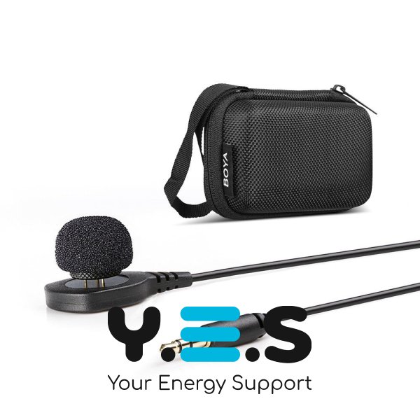 Мініатюрний всенаправленний конденсаторний мікрофон Boya BY-HLM1 для фото-і відеокамери, комп'ютера, ноутбука, бездротових радіосистем