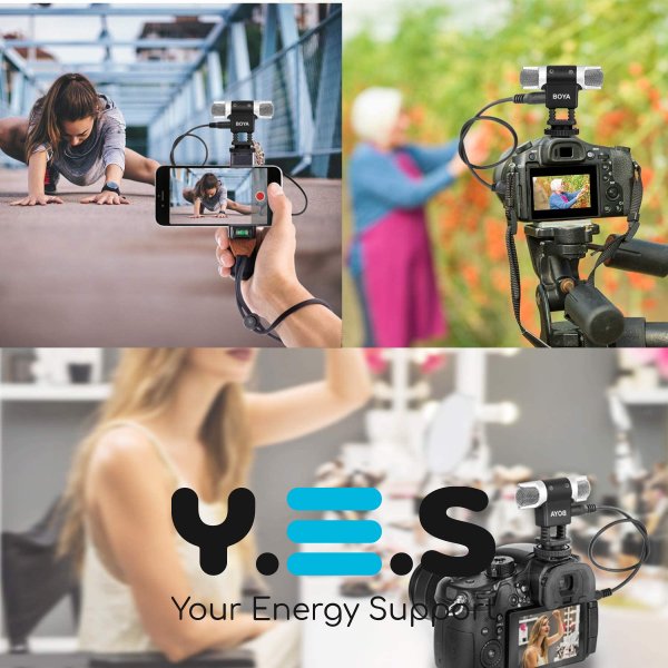 Всеспрямований конденсаторний конденсаторний стереомікрофон-гармата Boya BY-MM3