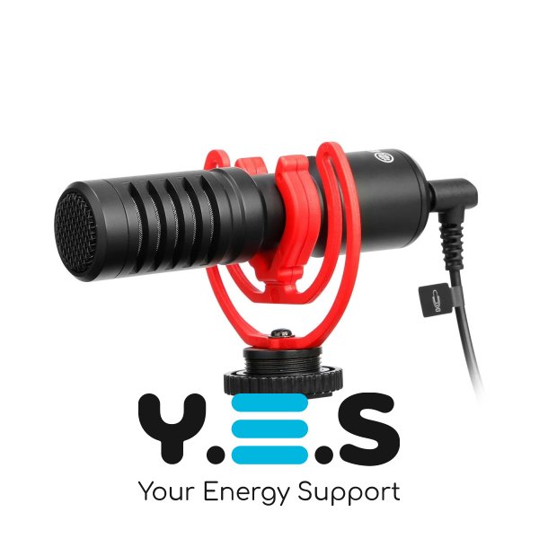 Комплект блогера Boya BY-VG330 Kit: Мікрофон BY-MM1 + штатив + тримач смартфона + зажим