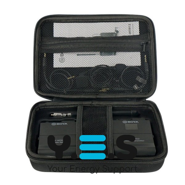 Петличний бездротовий мікрофон Boya BY-WFM12 Для інтерв'ю, відео та бізнес-презентацій