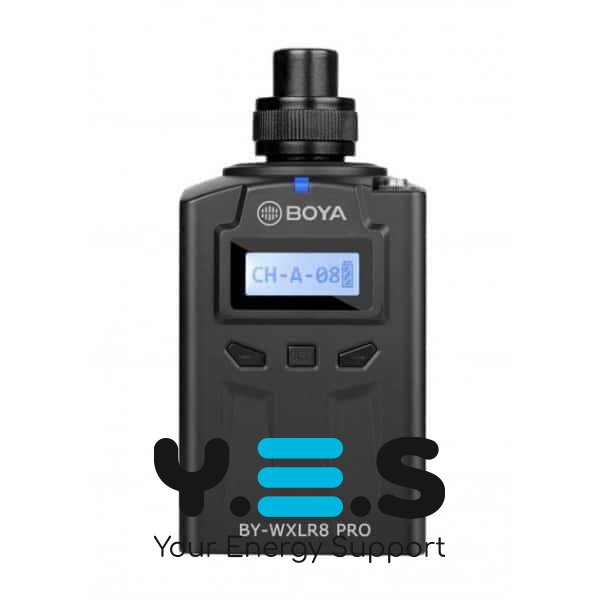 Бездротовий радіопередавач BOYA BY-WXLR8 pro XLR для динамічних та конденсаторних мікрофонів