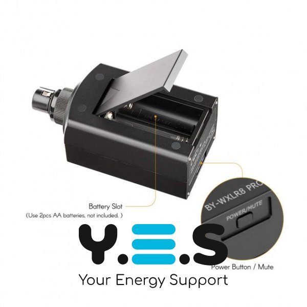 Бездротовий радіопередавач BOYA BY-WXLR8 pro XLR для динамічних та конденсаторних мікрофонів