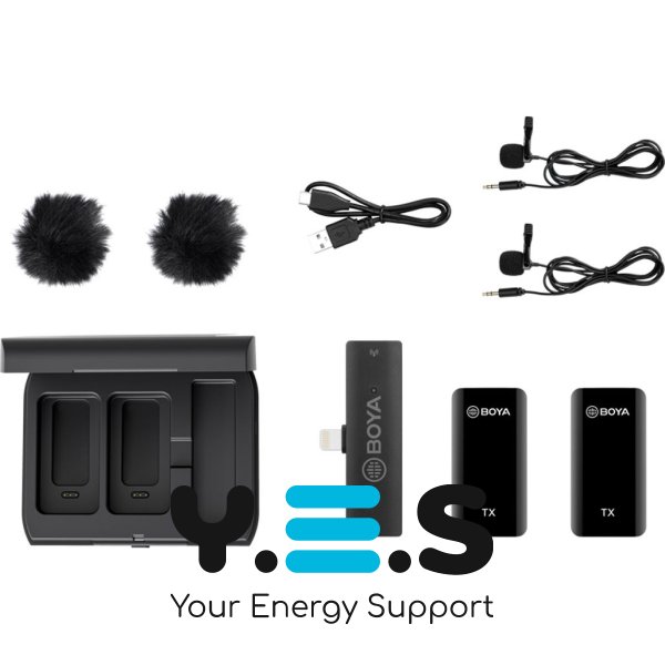 Бездротова мікрофонна система для смарт-пристроїв Boya BY-XM6-K4