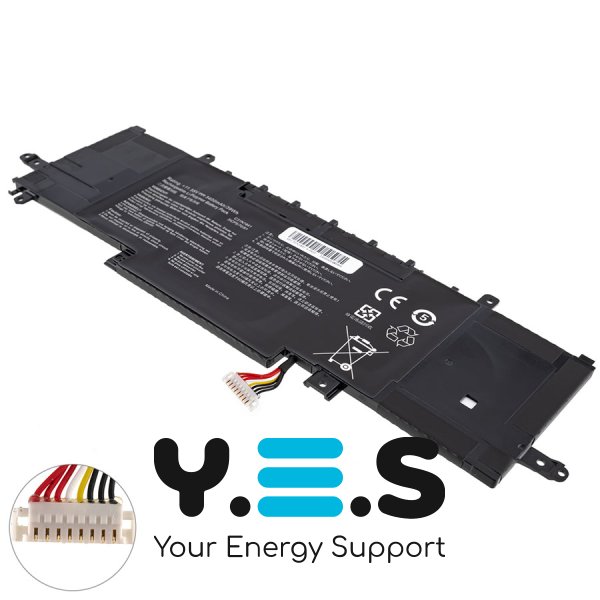 Акумулятор C31N1841 для ASUS: ZenBook UX334FL UX333FAC UX433FL UX433FLC UM433DA UM433IQ UM434DA UM434IQ 11.55V 3400mAh
