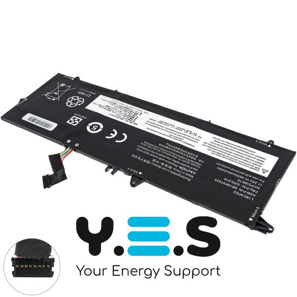 Акумулятор для ThinkPad T490s T495S T14S Series L18L3PD1 L18M3PD1 L18M3PD2 SB10K97652 11.55V 4650mAh