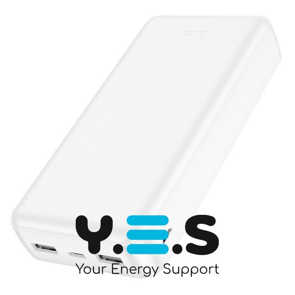 Универсальная мобильная батарея HOCO J100A High-ranking power bank, 20000mAh, White